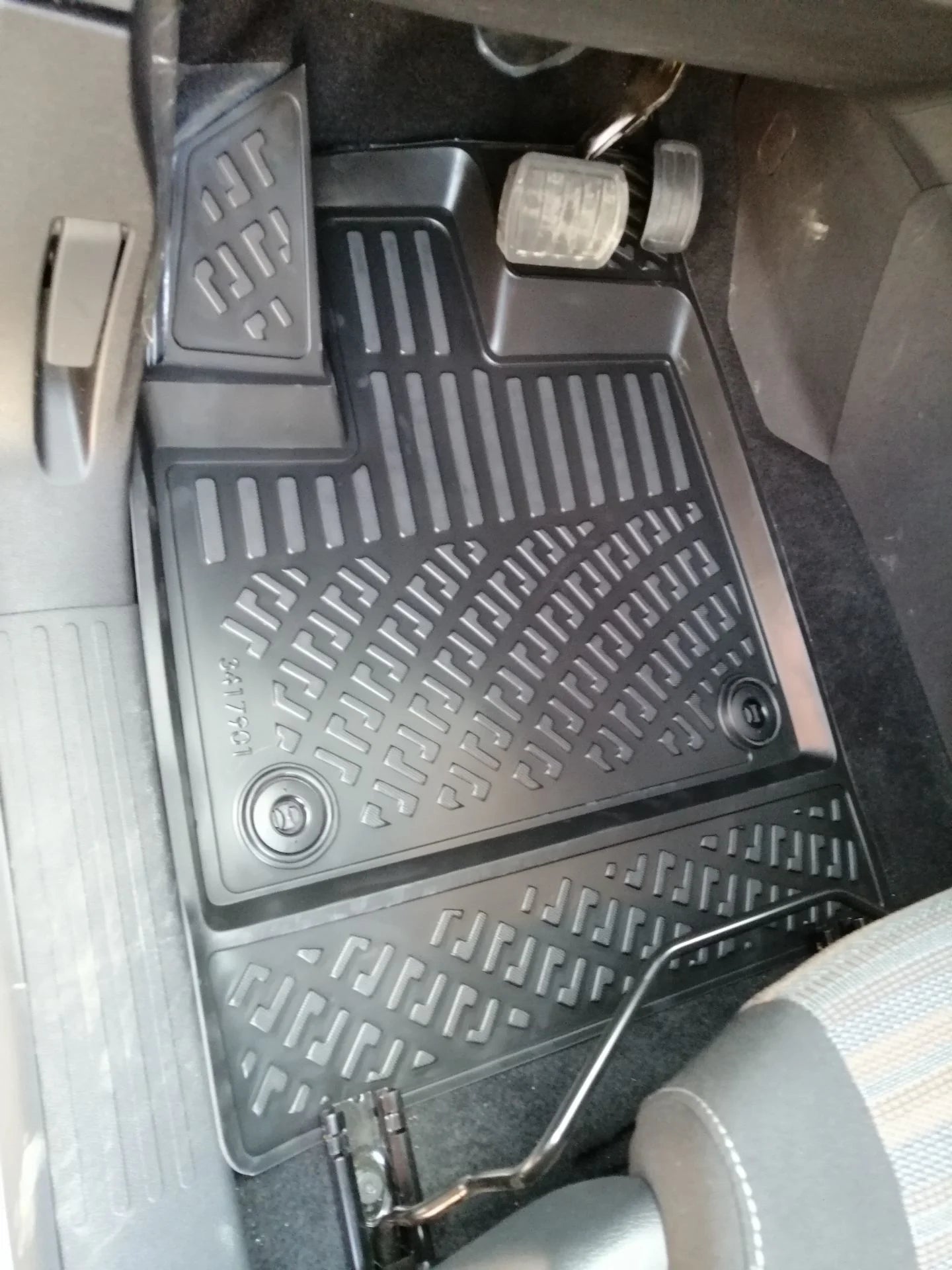 Toyota Proace City 2019 Sonrası Havuzlu Paspas | Katlanamayan Ön Yolcu Koltuğu