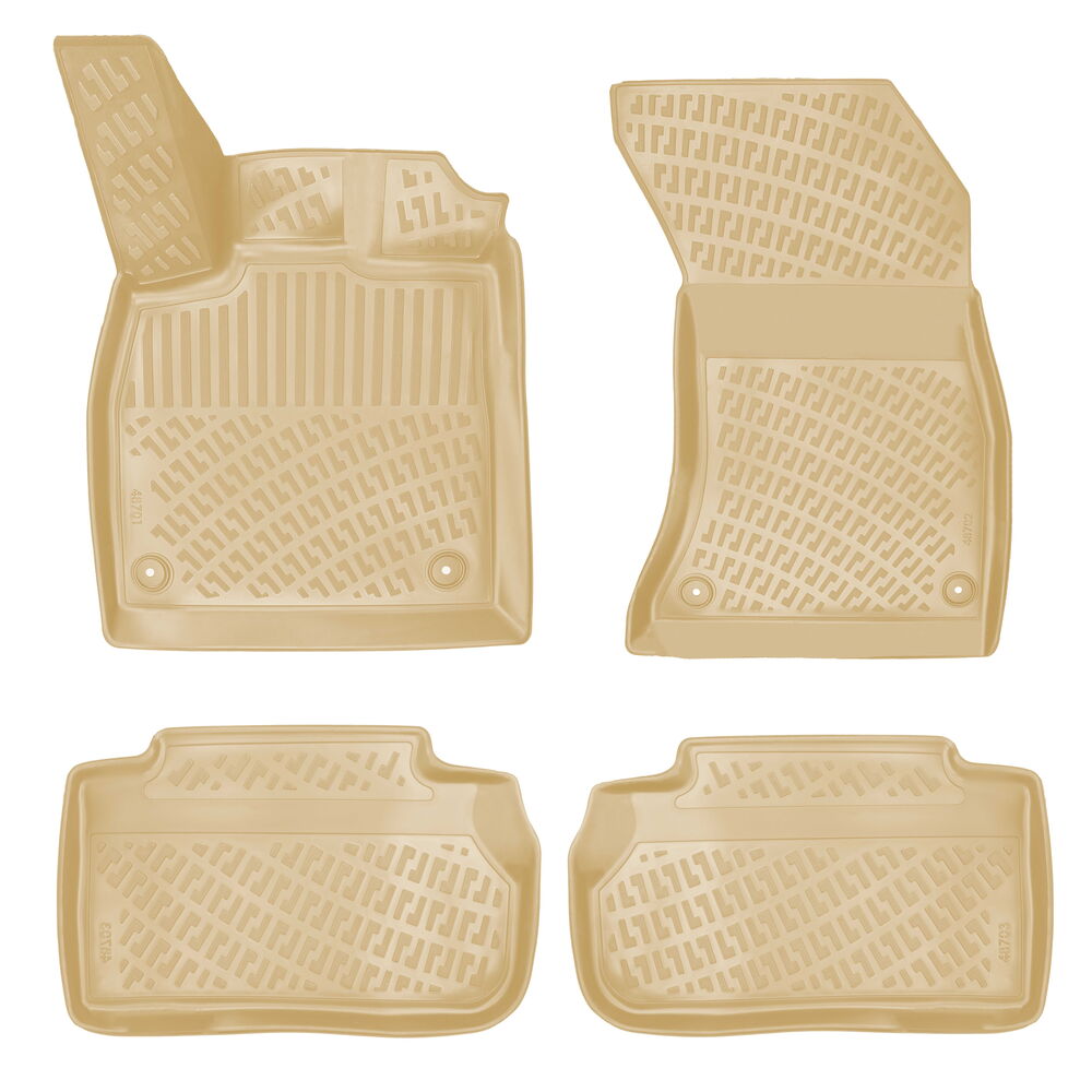 Audi Q5 2017 Sonrası Havuzlu Paspas Bej