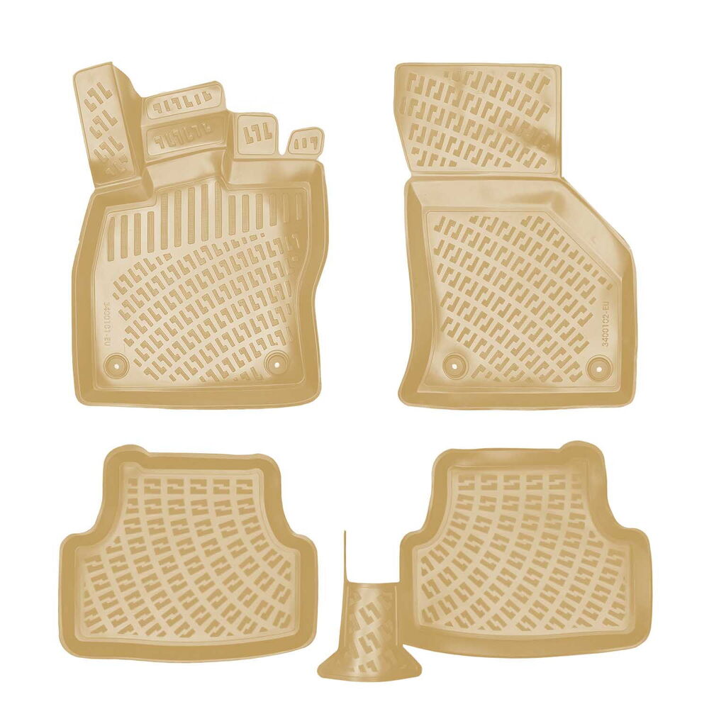 Seat Leon 2012-2020 Havuzlu Paspas | Bej Hatchback