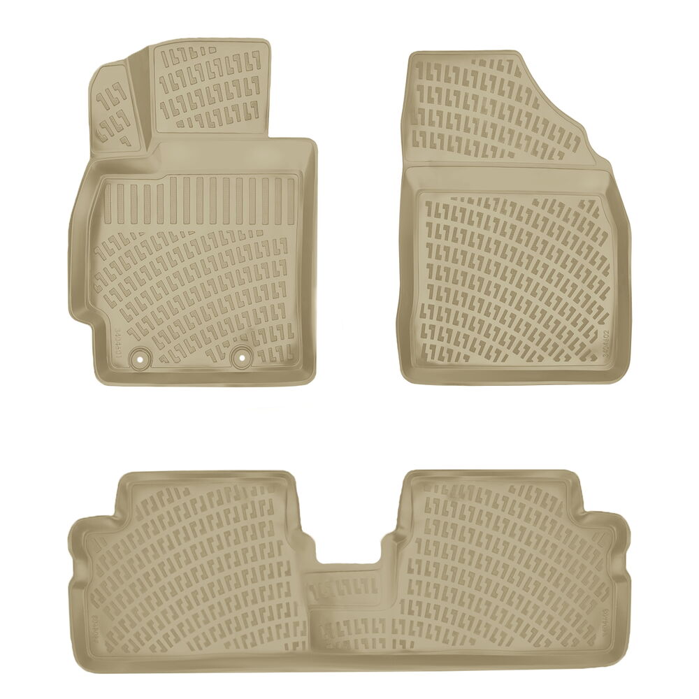 Toyota Auris 2006-2012 Havuzlu Paspas Bej