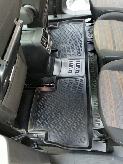 Citröen Berlingo Feel Paket 2019 Sonrası Havuzlu Paspas | Katlanamayan Ön Yolcu Koltuğu