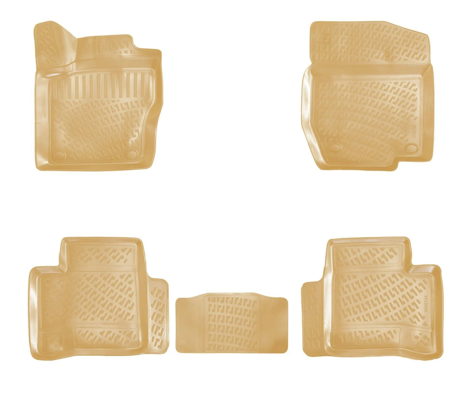 Mercedes-Benz GL 2007-2012 Havuzlu Paspas Bej