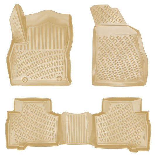 Peugeot Bipper 2008 Sonrası Havuzlu Paspas Bej