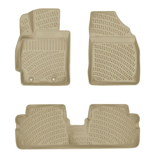 Toyota Auris 2006-2012 Havuzlu Paspas Bej